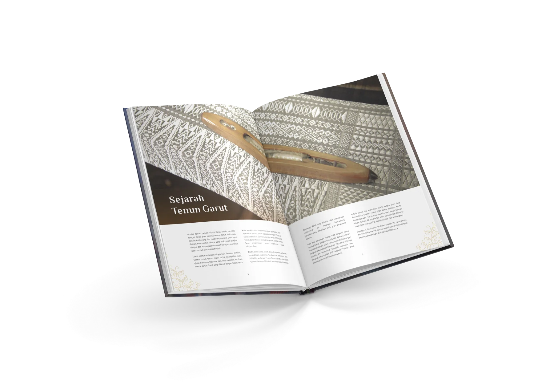 Tenun Jawa Barat book: printing by Rebrind, design by another agency