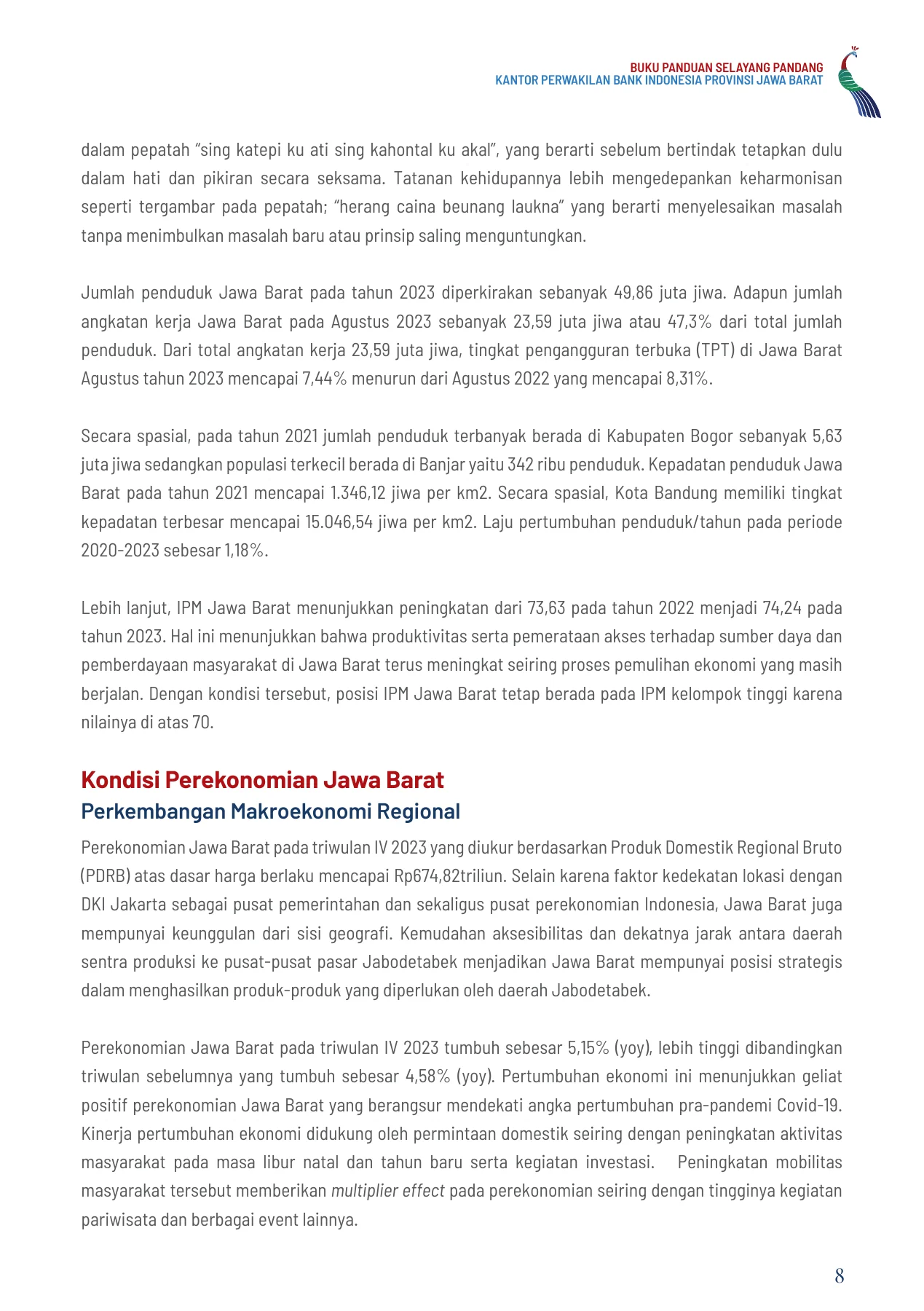 Selayang Pandang BI Jabar 2024 0424 · page 10